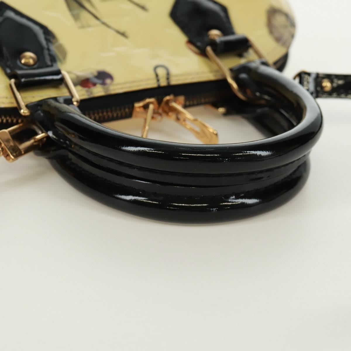 Louis Vuitton Alma Handbag Limited Edition Stickers Monogram Vernis Multicolour Patent_Leather Handbag
