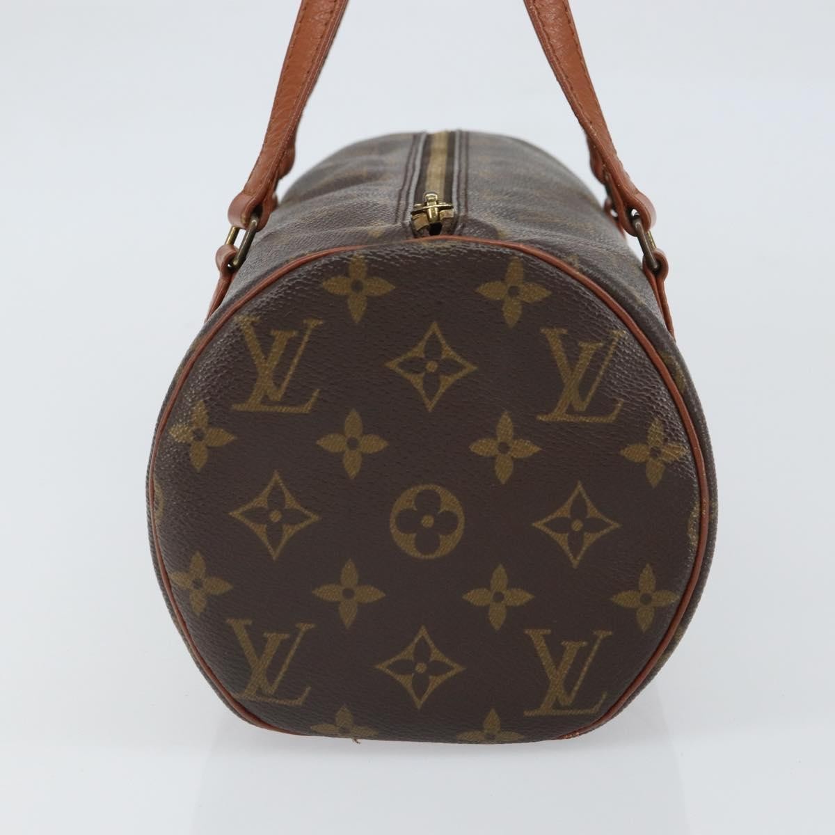Louis Vuitton Papillon Handbag Monogram Canvas Brown Canvas Handbag