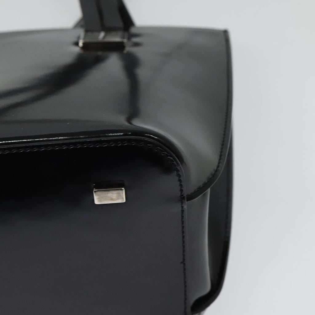 Celine Handbag Patent Leather Black Patent_Leather Handbag