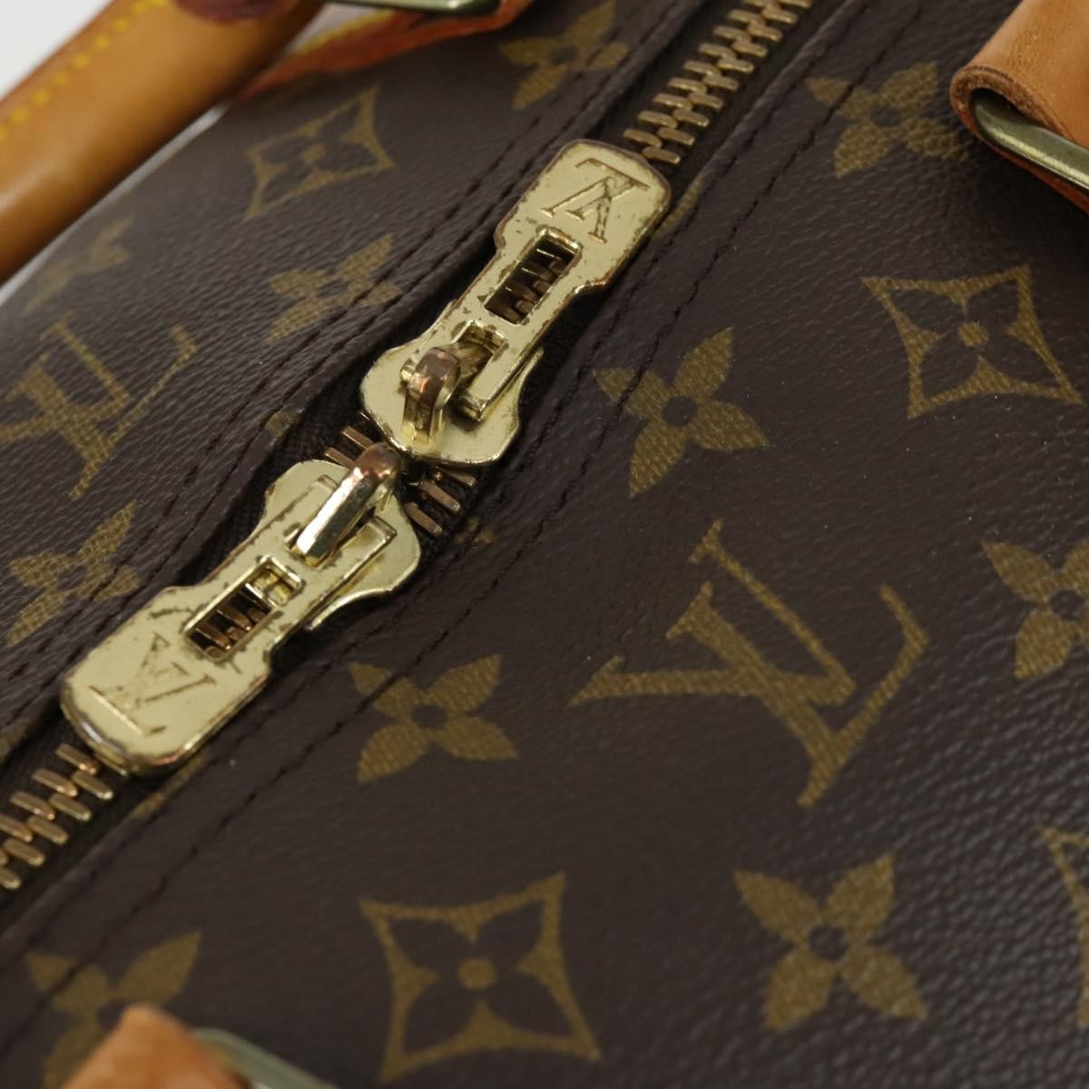 Louis Vuitton Keepall Bag Monogram Canvas Brown Canvas Travel Bag