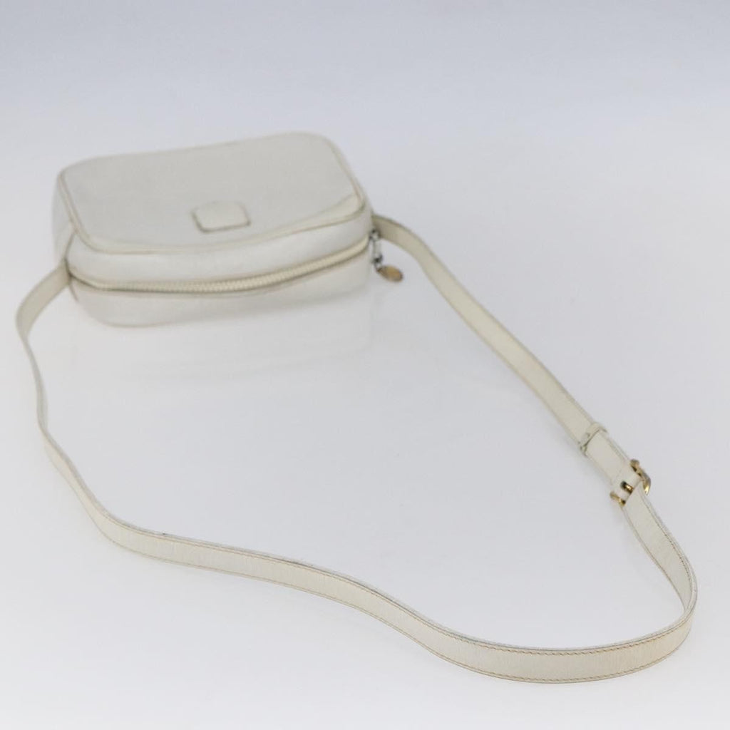 Celine Vintage Shoulder Bag Leather White Leather Shoulder Bag Bag