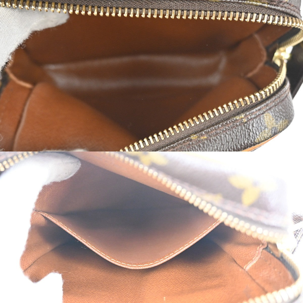 Louis Vuitton Amazone Bag Monogram Canvas Brown Canvas Shoulder Bag