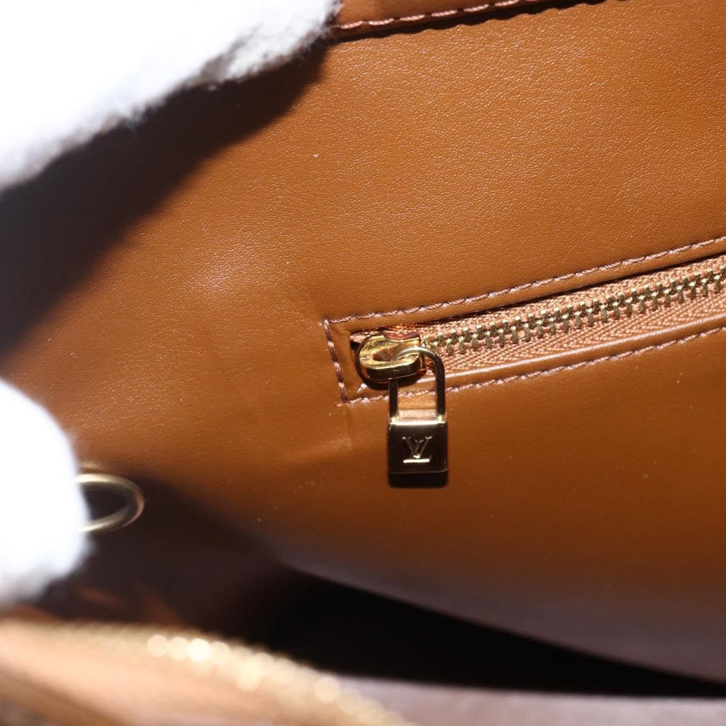Louis Vuitton Houston Handbag Monogram Vernis Brown Patent_Leather Tote Bag