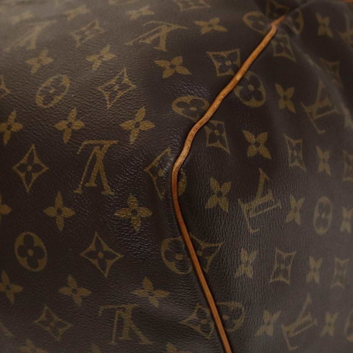 Louis Vuitton Keepall Bag Monogram Canvas Brown Canvas Travel Bag