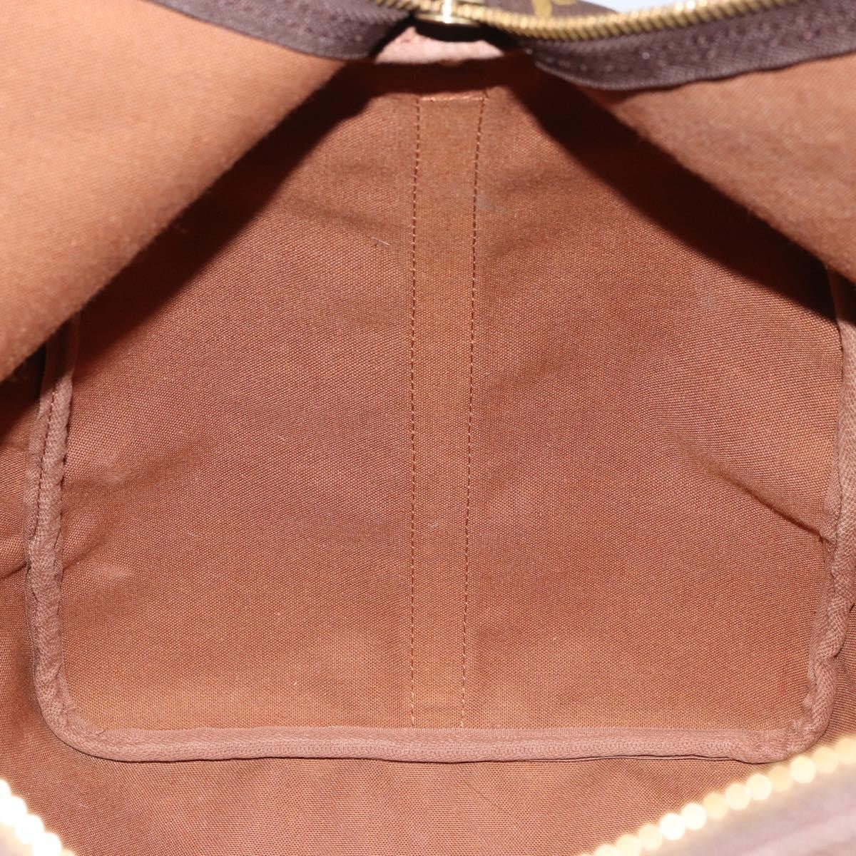 Louis Vuitton Keepall Bandouliere Bag Monogram Canvas Brown Canvas Travel Bag