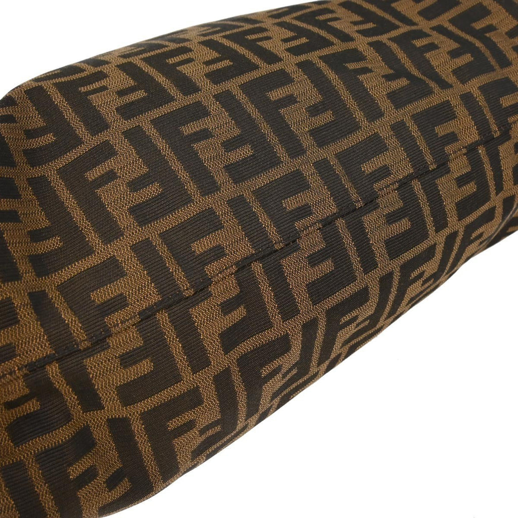 Fendi Special Shopping Tote Zucca Canvas Brown Canvas Tote Bag Bag