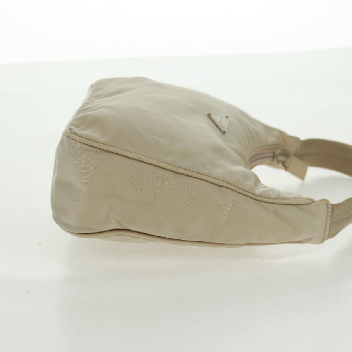 Prada Hobo Tessuto Beige Nylon Handbag