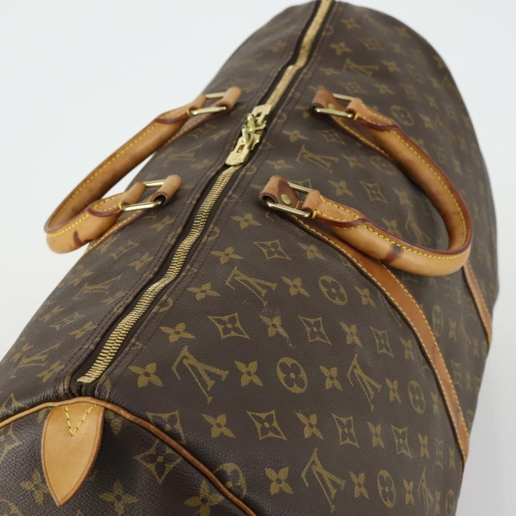 Louis Vuitton Keepall Bag Monogram Canvas Brown Canvas Travel Bag