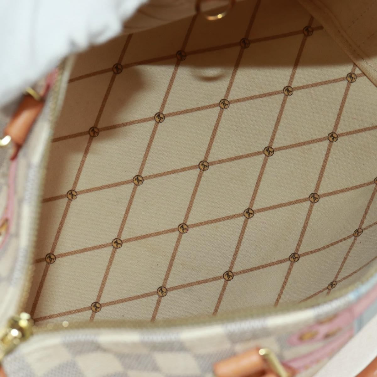 Louis Vuitton Speedy Bandouliere Bag Limited Edition Summer Trunks Monogram Canvas Multicolour Canvas Handbag