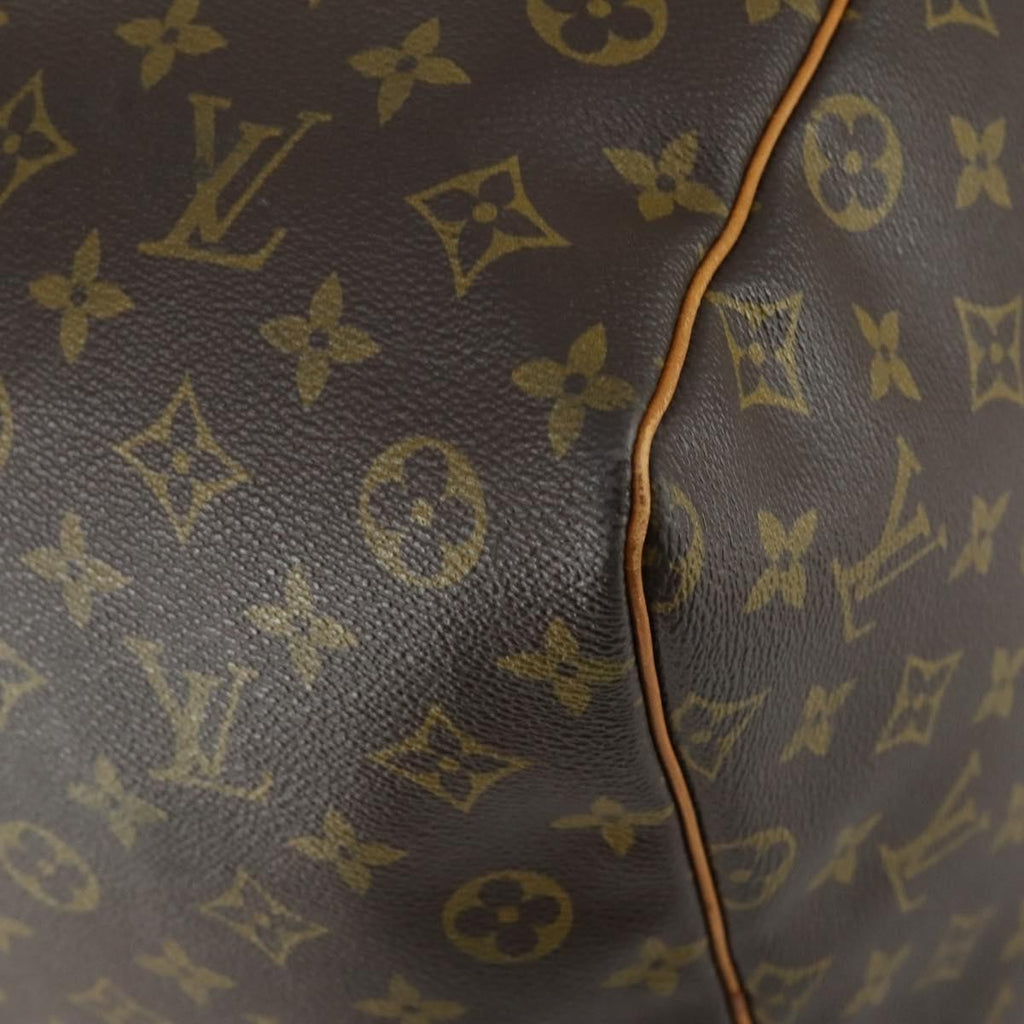 Louis Vuitton Keepall Bag Monogram Canvas Brown Canvas Travel Bag