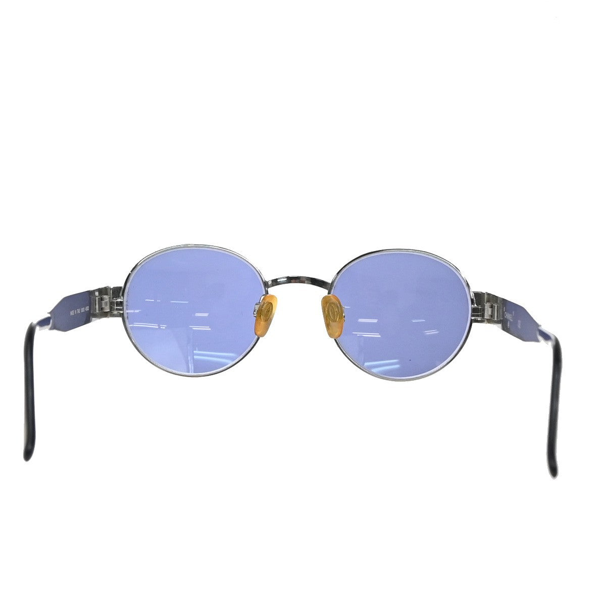 Chanel Chanel Logo Sunglasses Eye Wear Plastic Blue Metal Sunglasse Accessory