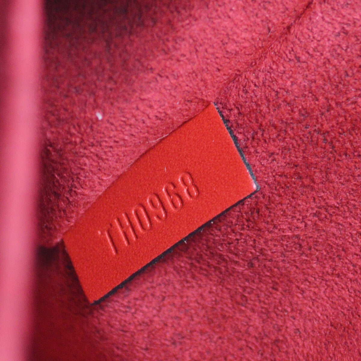 Louis Vuitton Jasmin Bag Epi Leather Red Leather Handbag