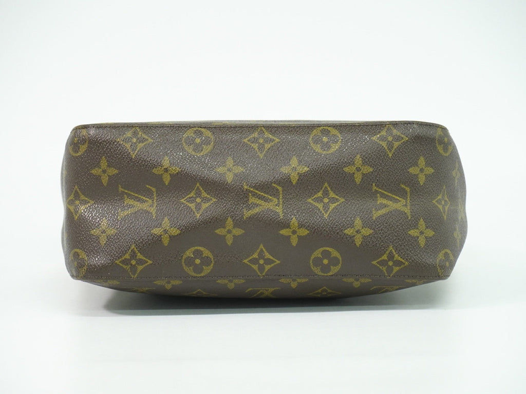 Louis Vuitton Monogram Looping Handbag Monogram Canvas Brown Canvas Shoulder Bag