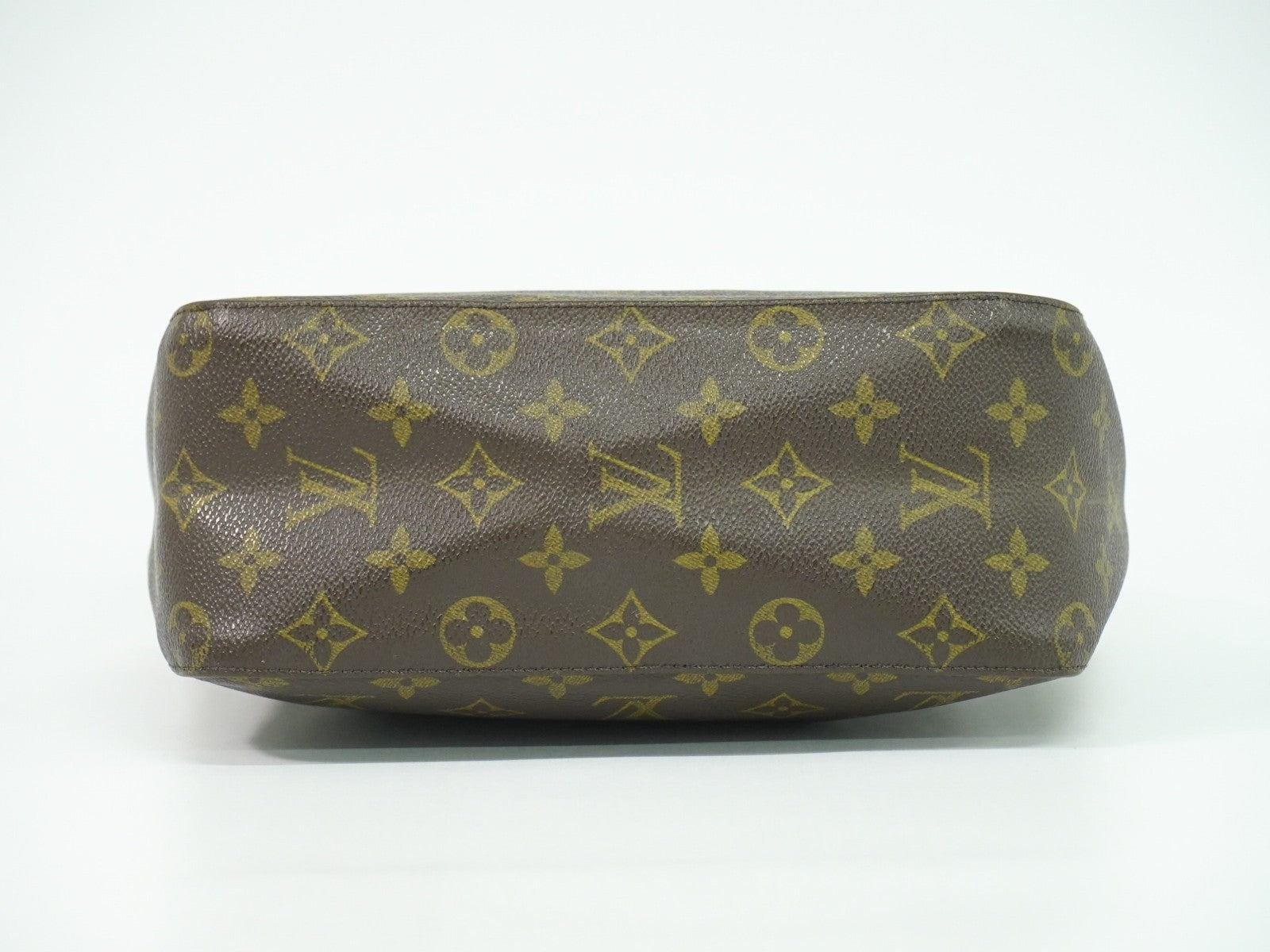Louis Vuitton Monogram Looping Handbag Monogram Canvas Brown Canvas Shoulder Bag