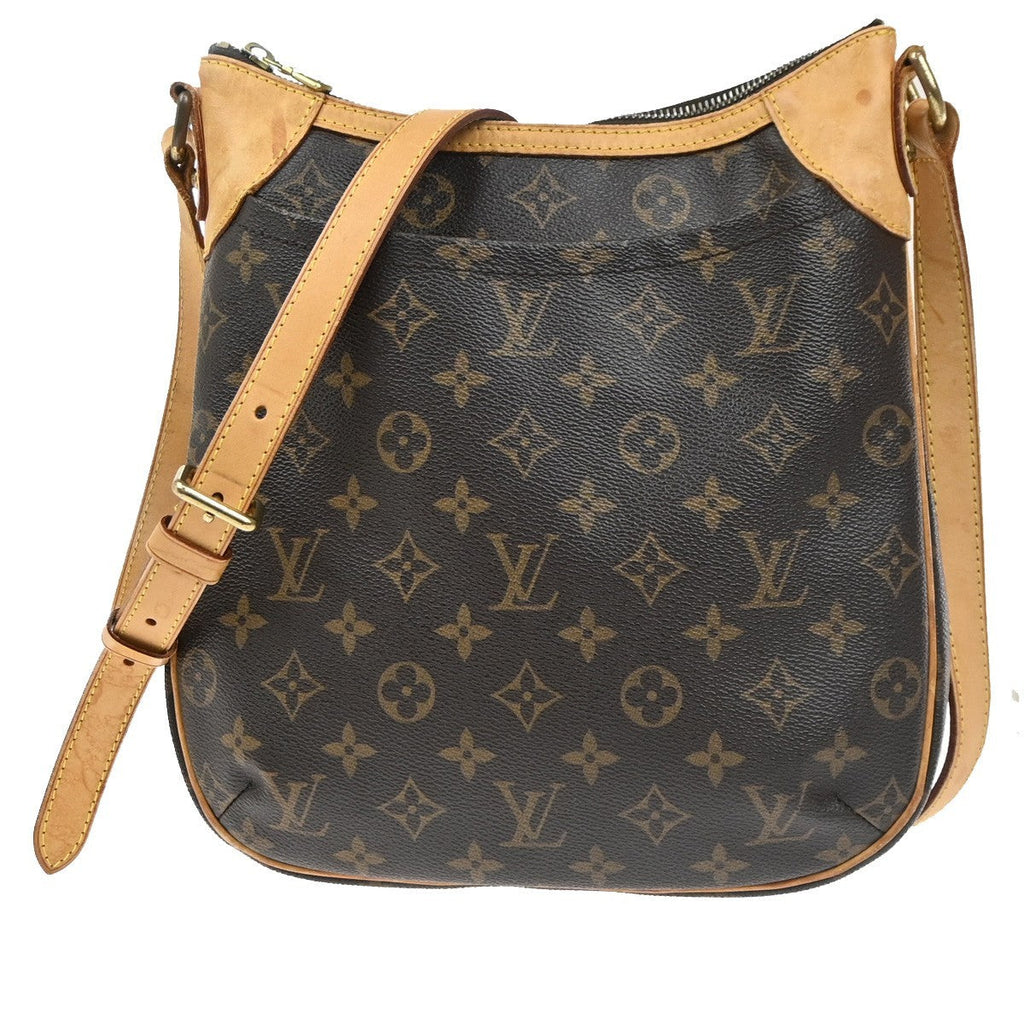 Louis Vuitton Odeon Handbag Monogram Canvas Brown Canvas Shoulder Bag