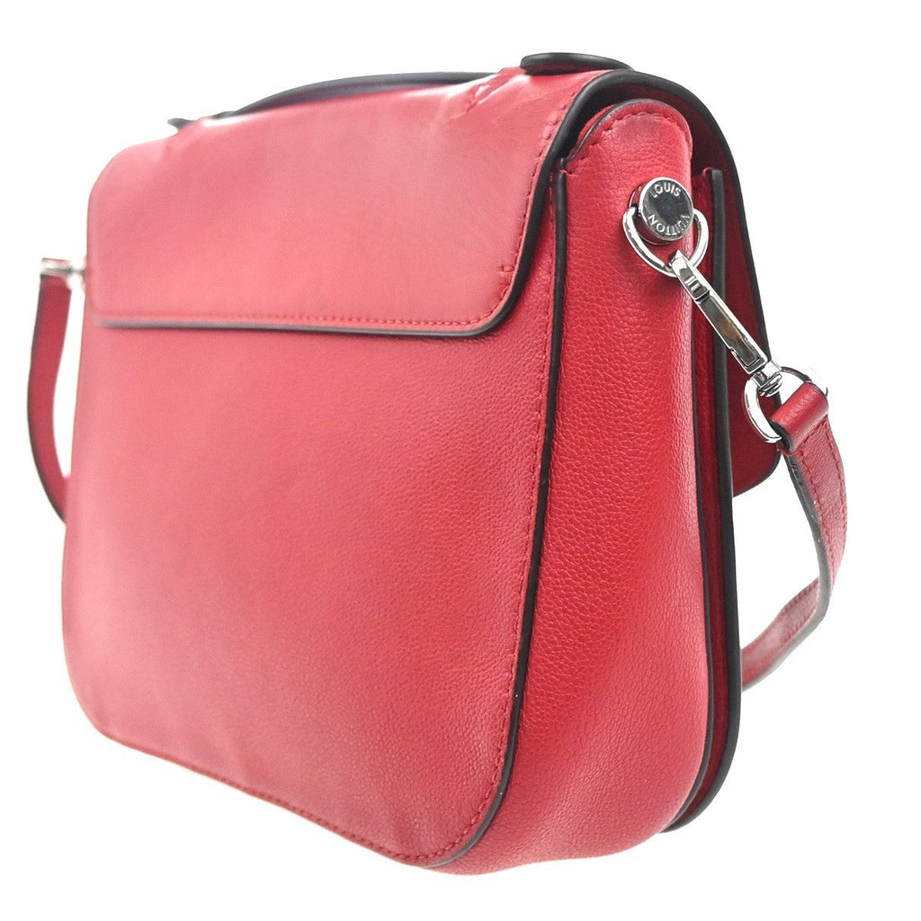Louis Vuitton Very Messenger Monogram Leather Red Leather Shoulder Bag