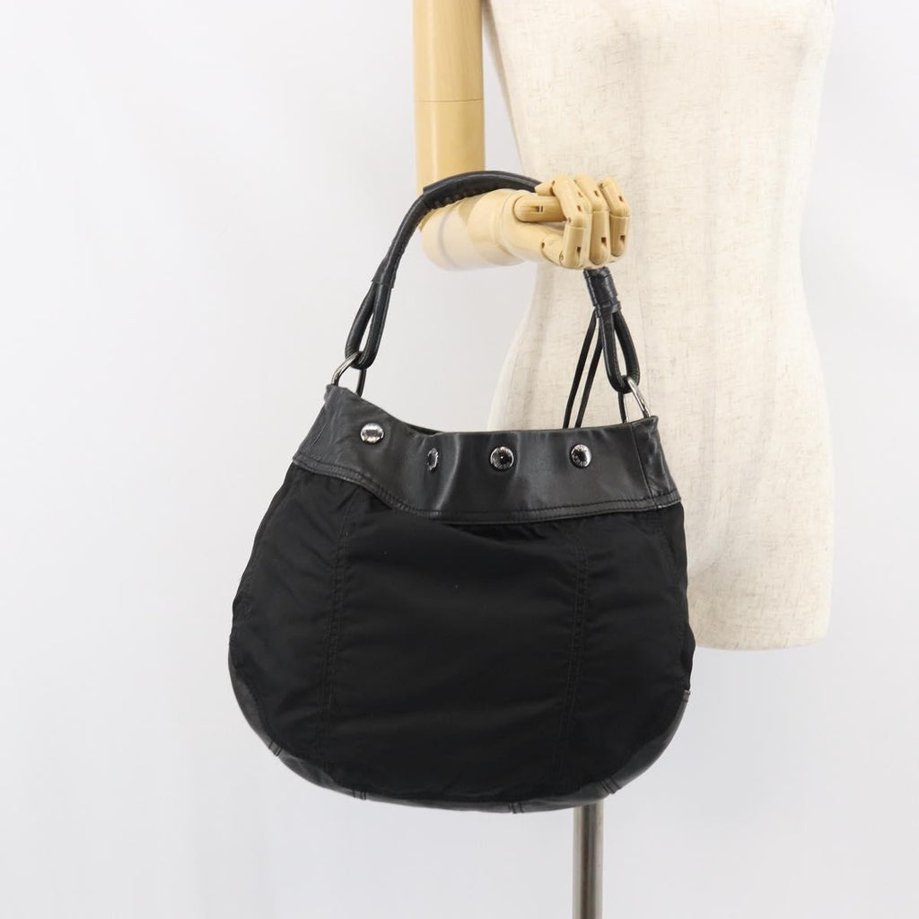 Prada Vintage Shoulder Bag Tessuto Black Nylon Shoulder Bag Bag