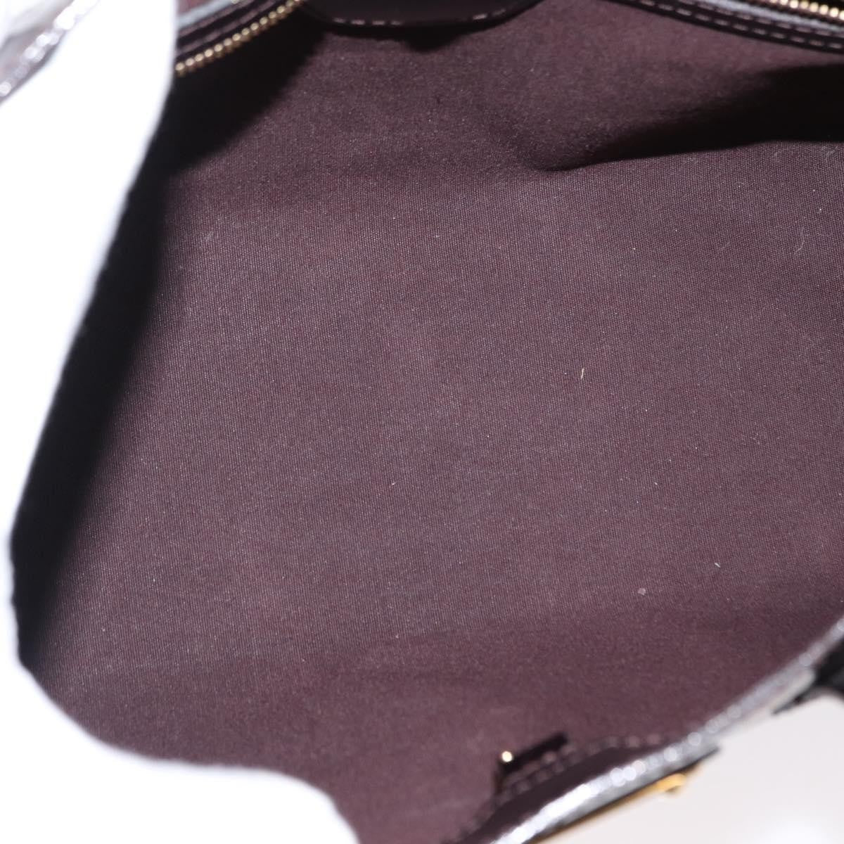 Louis Vuitton Wilshire Handbag Monogram Vernis Burgundy Patent_Leather Handbag