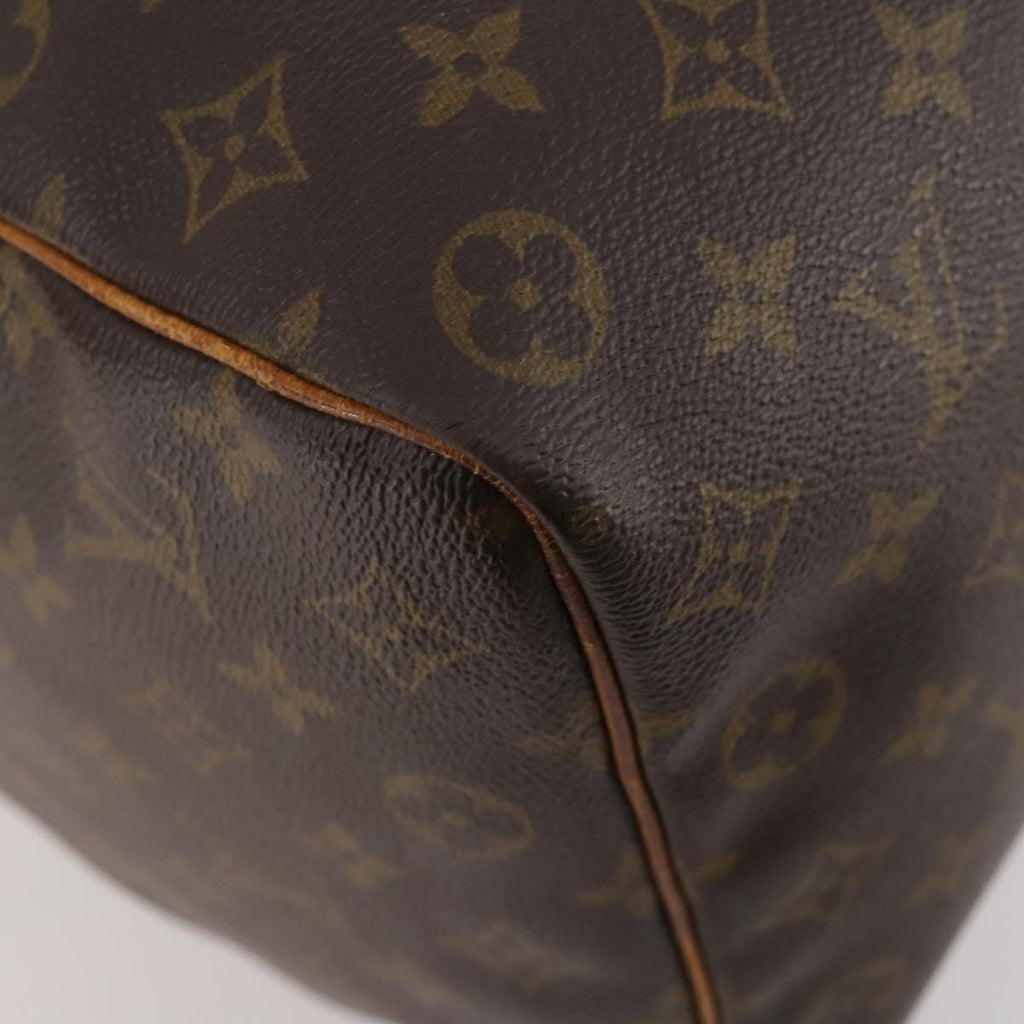 Louis Vuitton Keepall Bag Monogram Canvas Brown Canvas Travel Bag