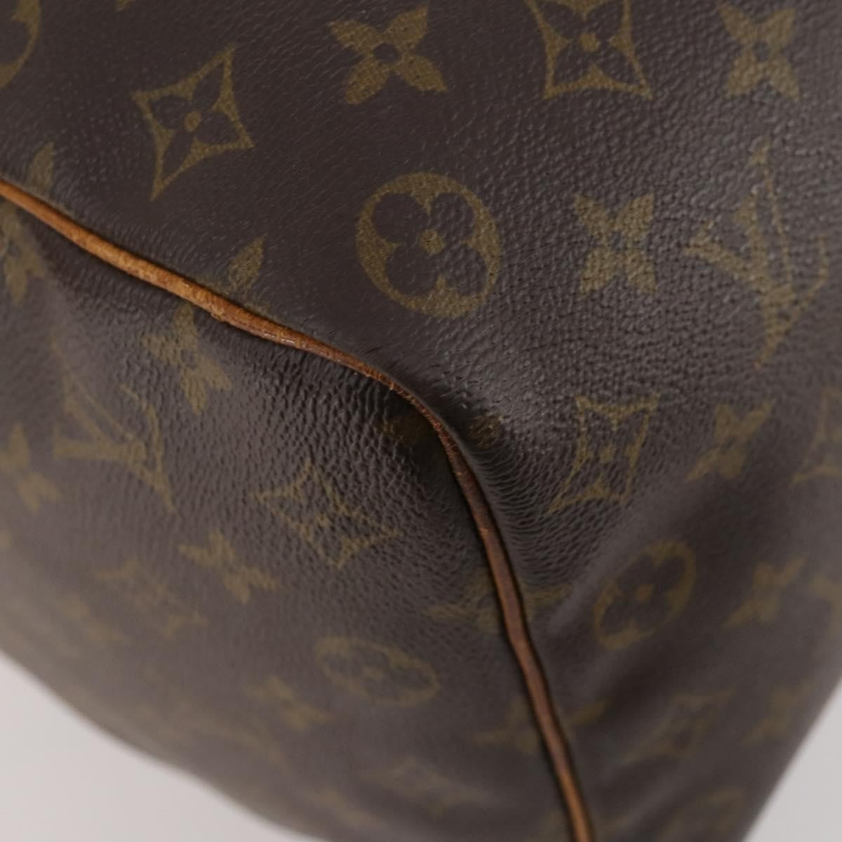 Louis Vuitton Keepall Bag Monogram Canvas Brown Canvas Travel Bag