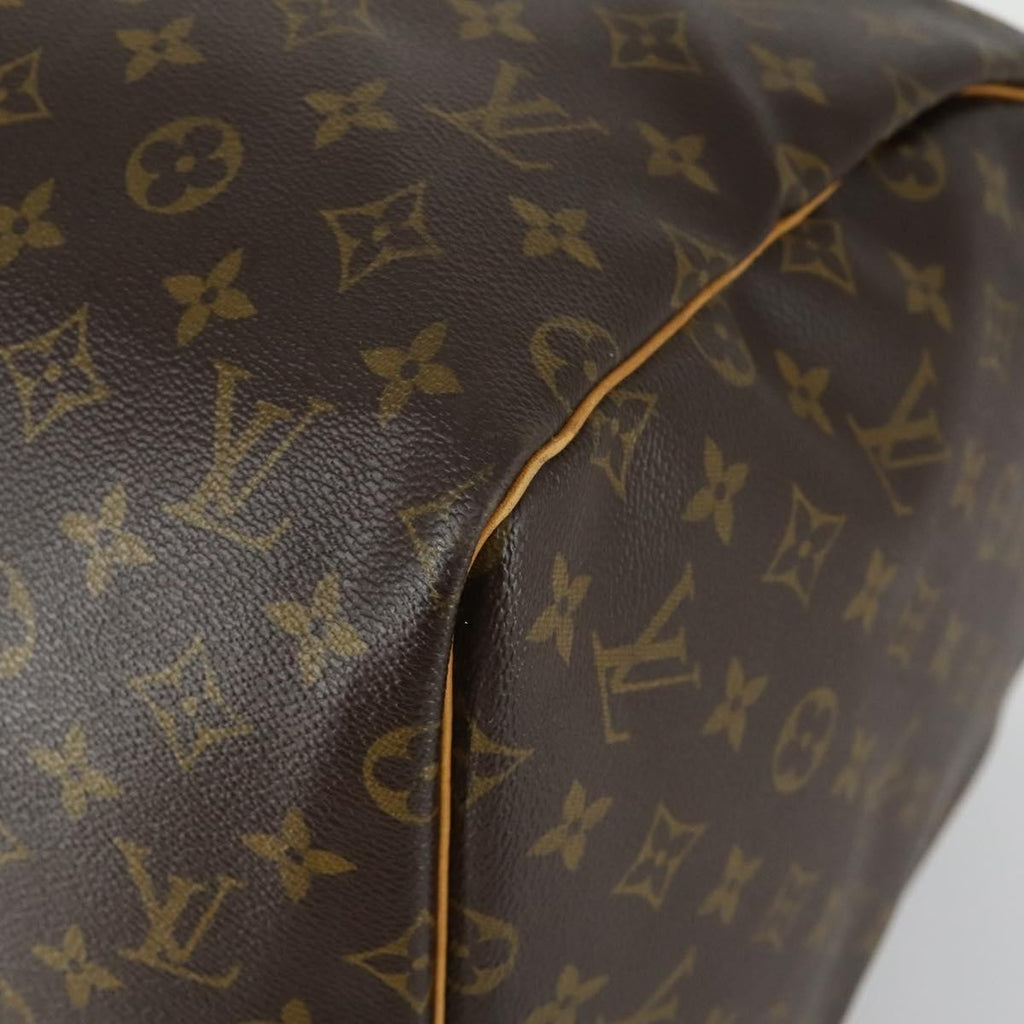 Louis Vuitton Keepall Bag Monogram Canvas Brown Canvas Travel Bag