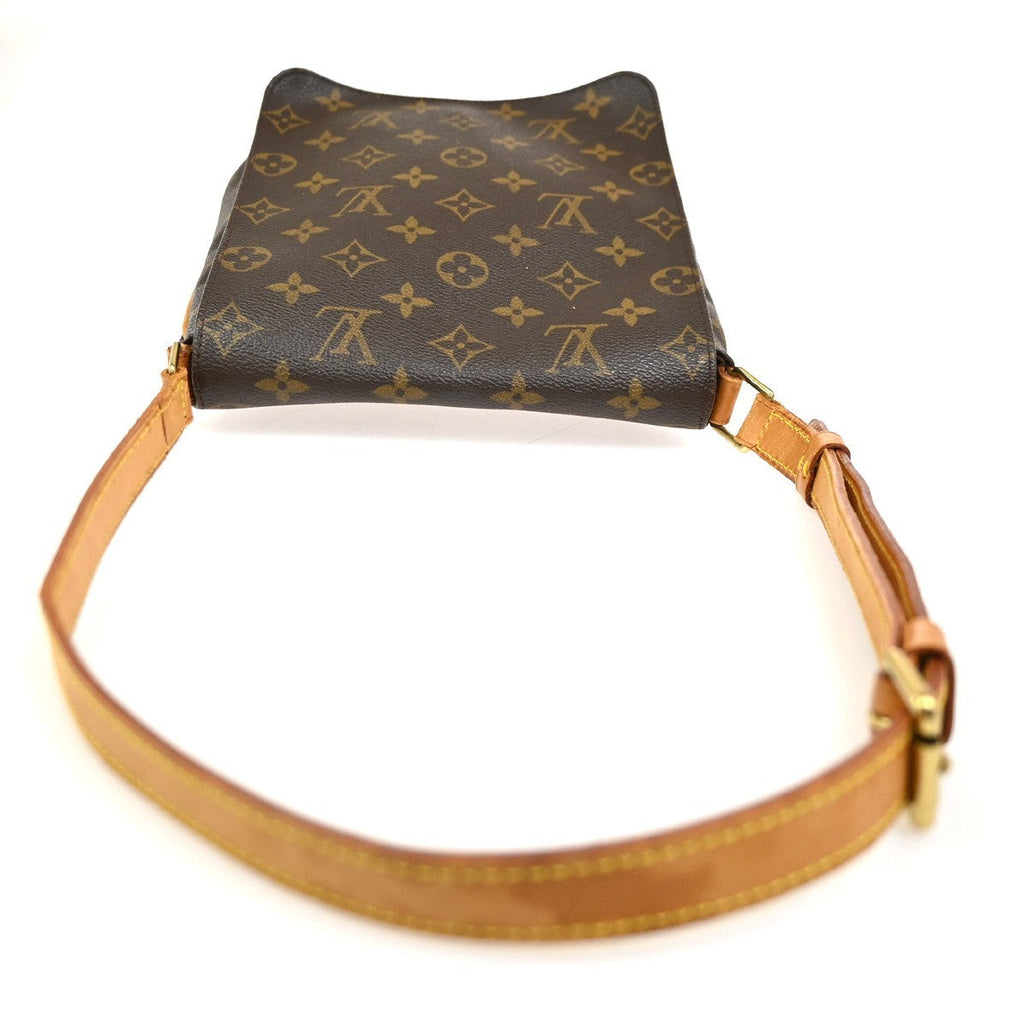 Louis Vuitton Musette Salsa Handbag Monogram Canvas Brown Canvas Shoulder Bag