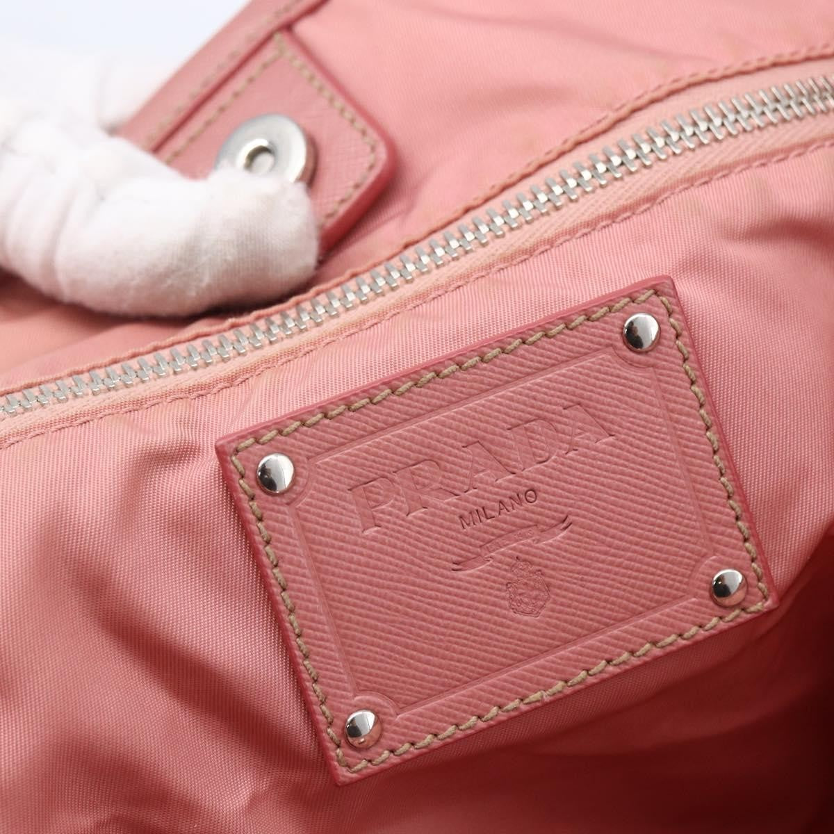 Prada Vintage Tote Tessuto Pink Nylon Tote Bag Bag
