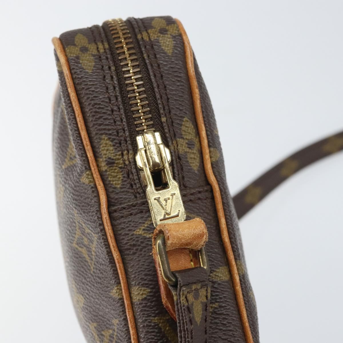 Louis Vuitton Danube Handbag Monogram Canvas Brown Canvas Shoulder Bag