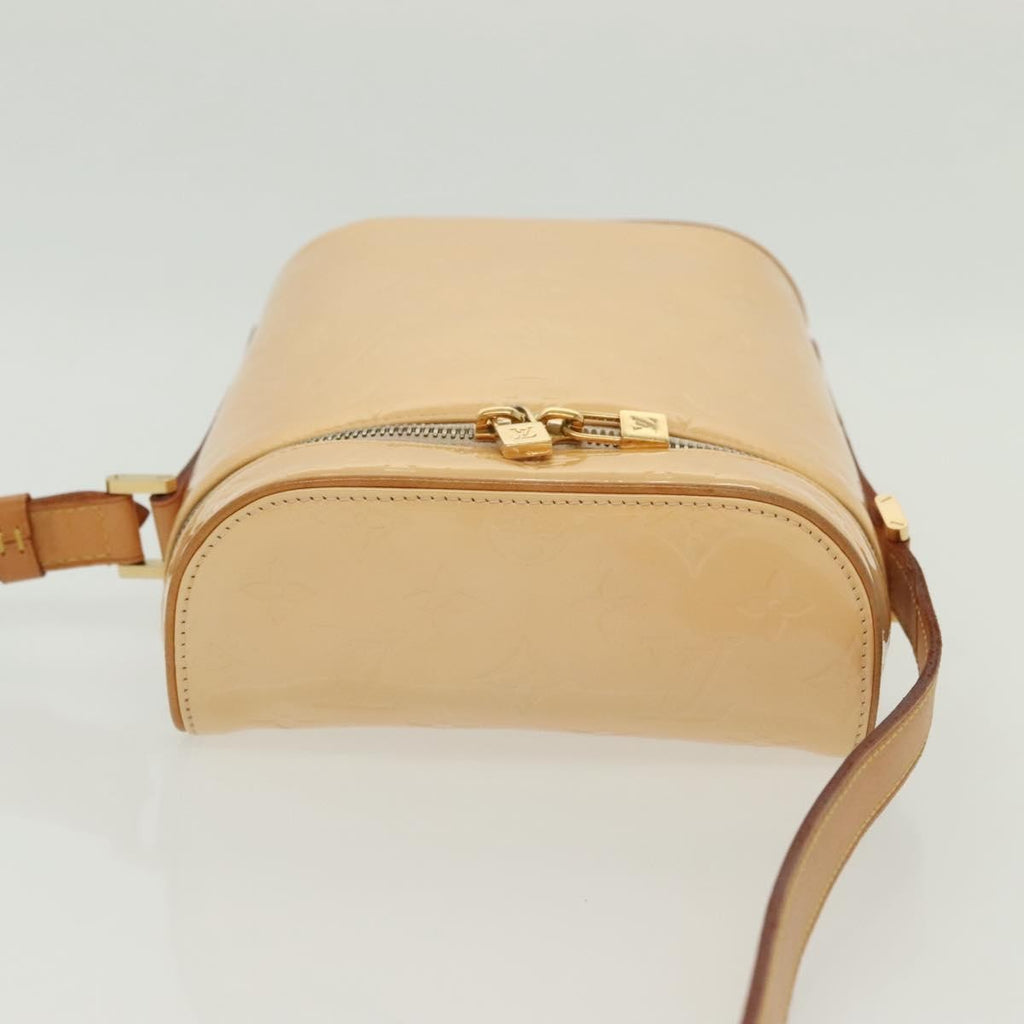 Louis Vuitton Sullivan Handbag Monogram Vernis Pink Patent_Leather Shoulder Bag