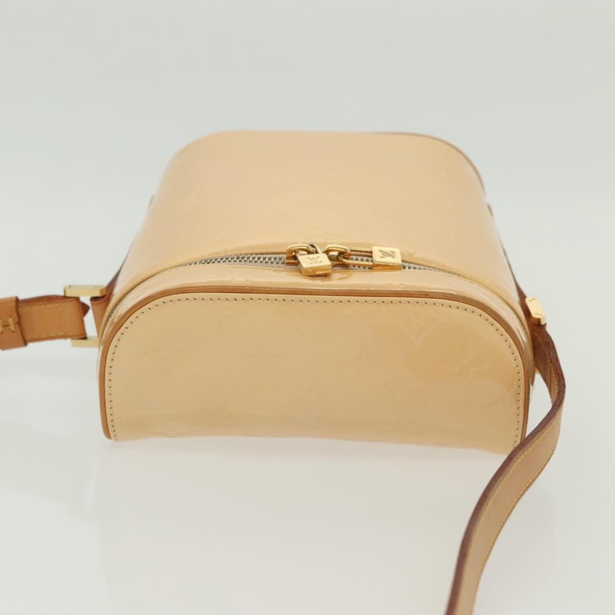 Louis Vuitton Sullivan Handbag Monogram Vernis Pink Patent_Leather Shoulder Bag