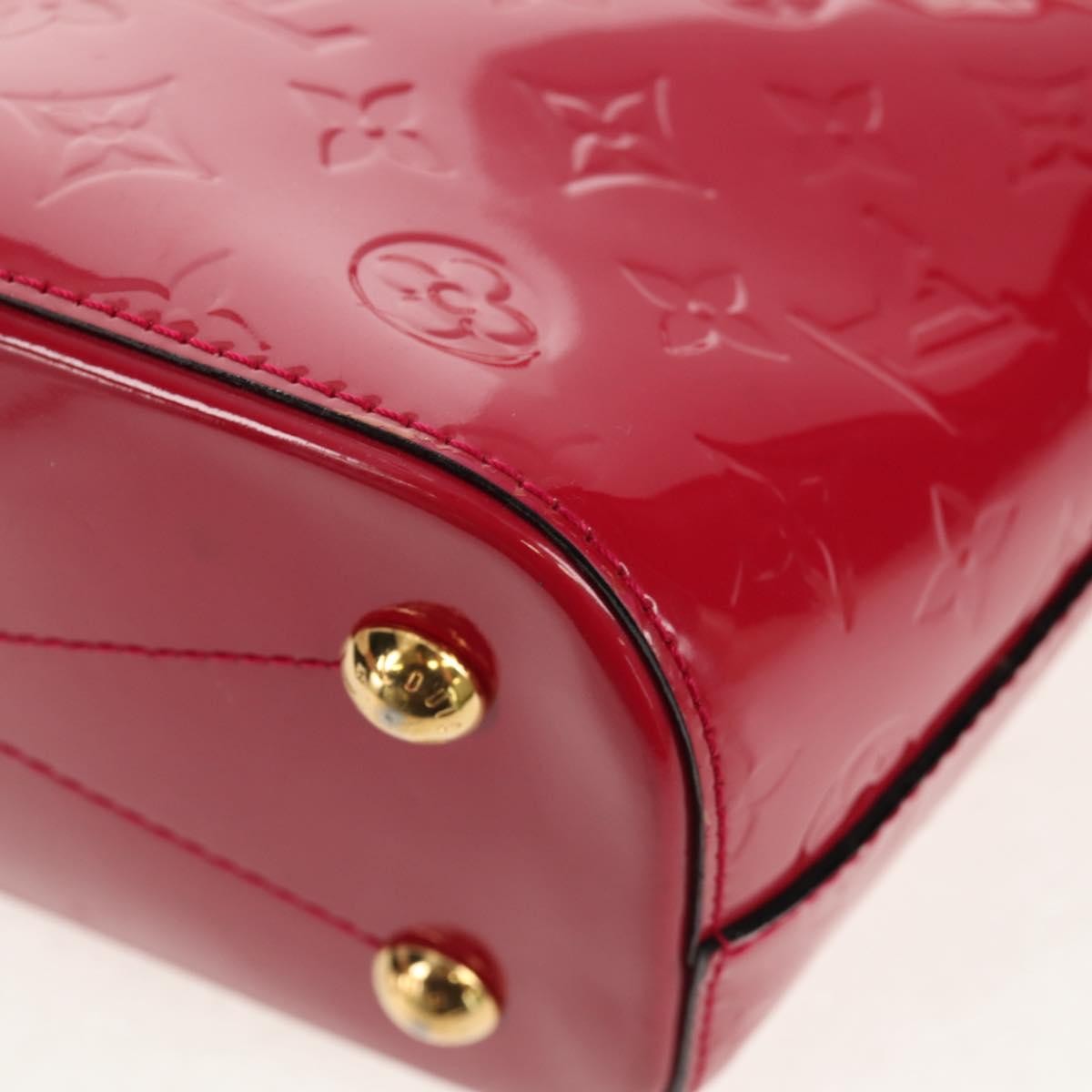 Louis Vuitton Montebello Handbag Monogram Vernis Pink Patent_Leather Handbag