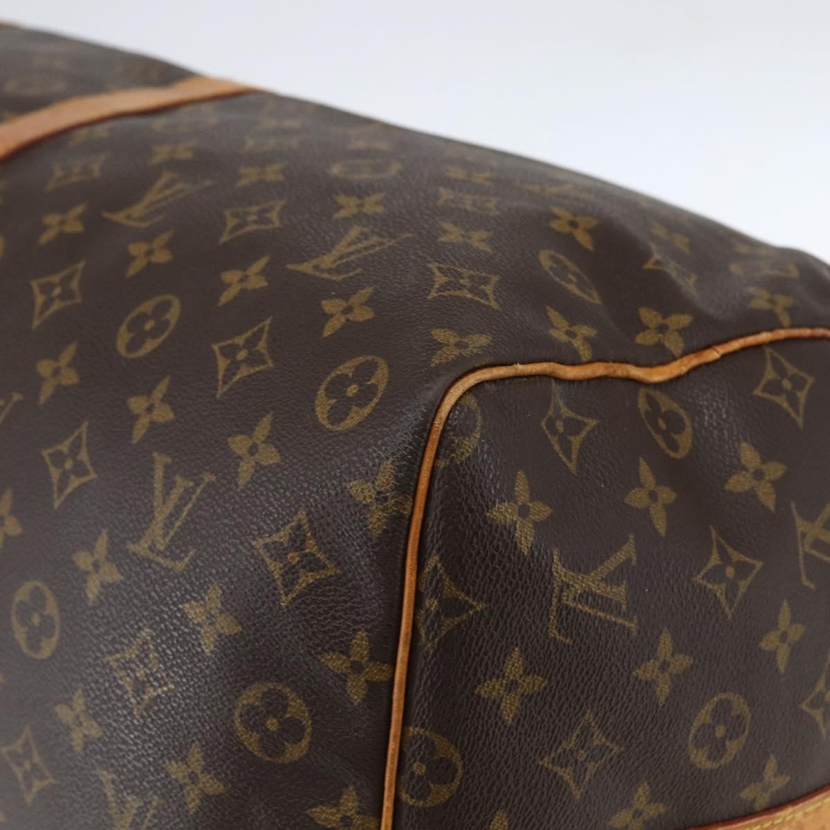 Louis Vuitton Keepall Bag Monogram Canvas Brown Canvas Travel Bag