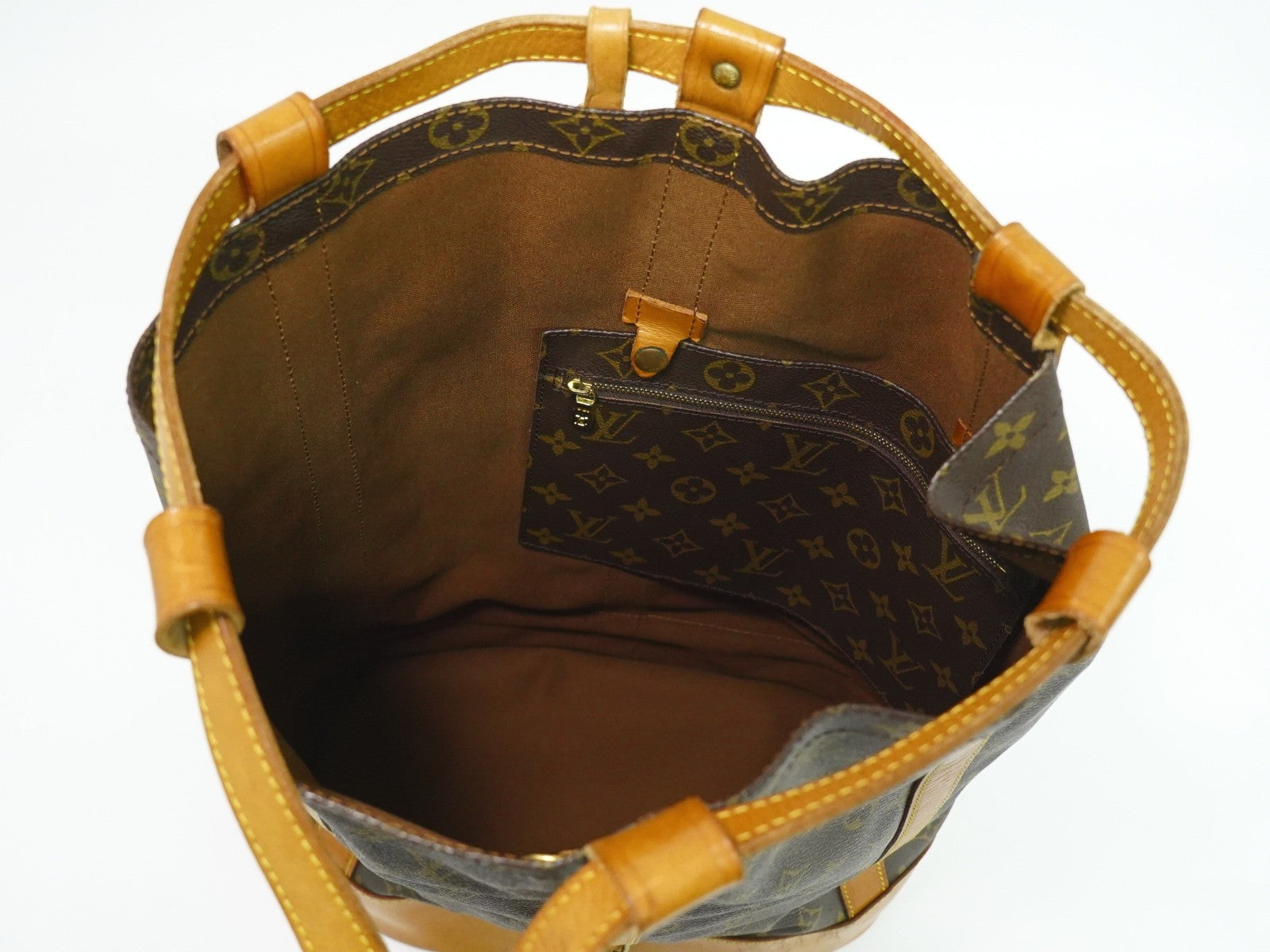 Louis Vuitton Randonnee Backpack Monogram Canvas Brown Canvas Shoulder Bag
