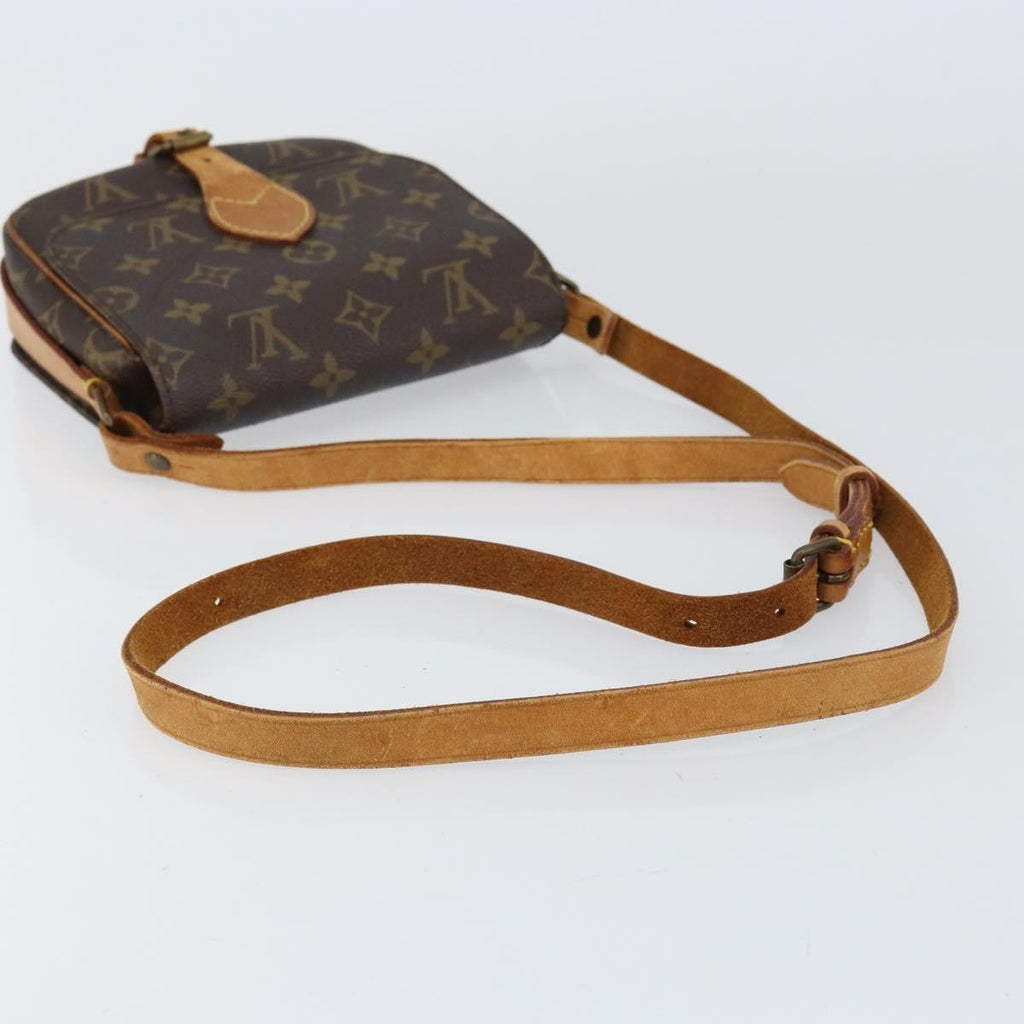 Louis Vuitton Cartouchiere Handbag Monogram Canvas Brown Canvas Shoulder Bag