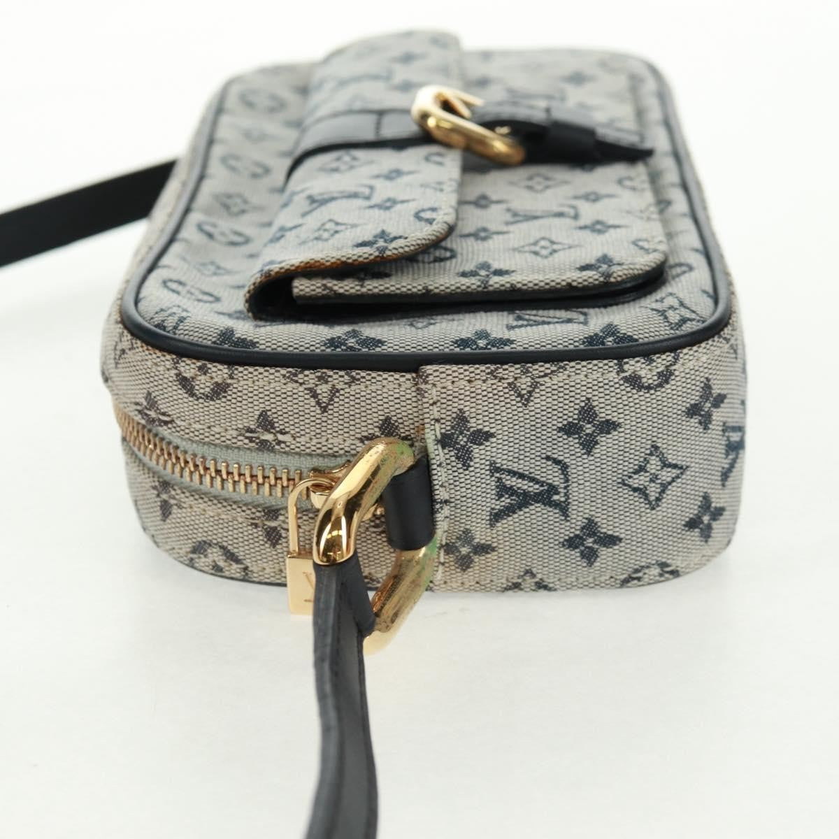 Louis Vuitton Juliette Crossbody Bag Mini Lin Blue Canvas Shoulder Bag