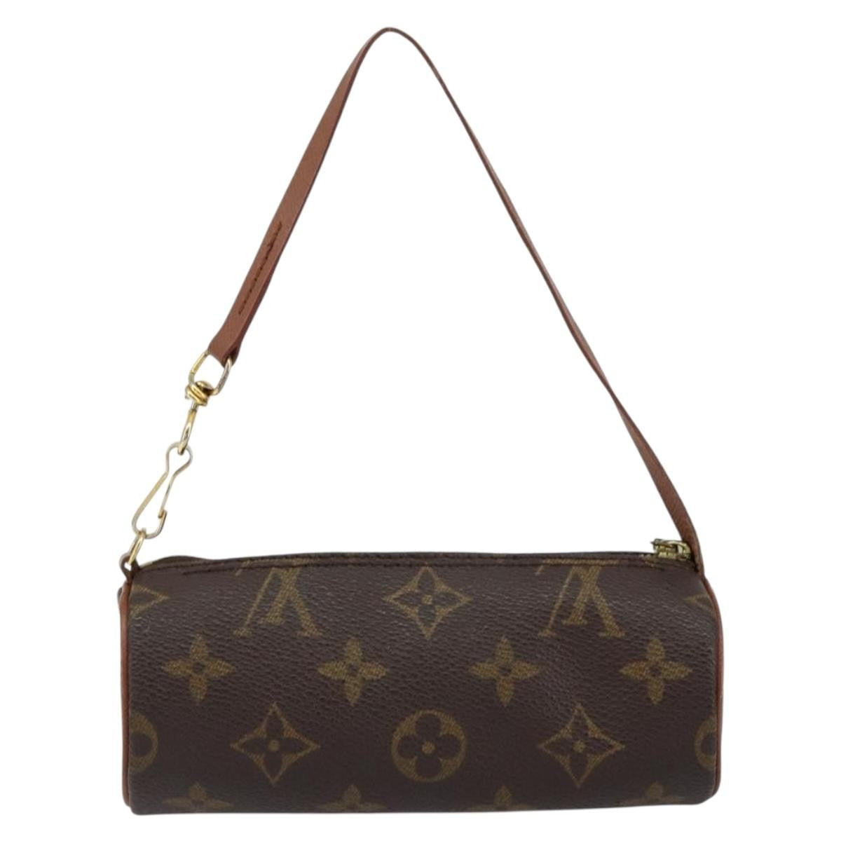 Louis Vuitton Papillon Pochette Monogram Canvas Brown Canvas Clutche & Pouche Bag
