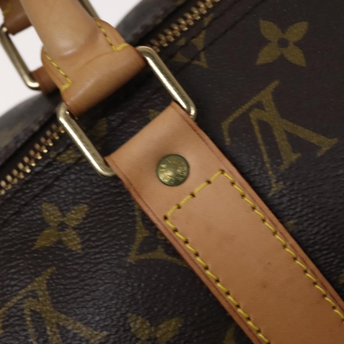 Louis Vuitton Keepall Bag Monogram Canvas Brown Canvas Bag