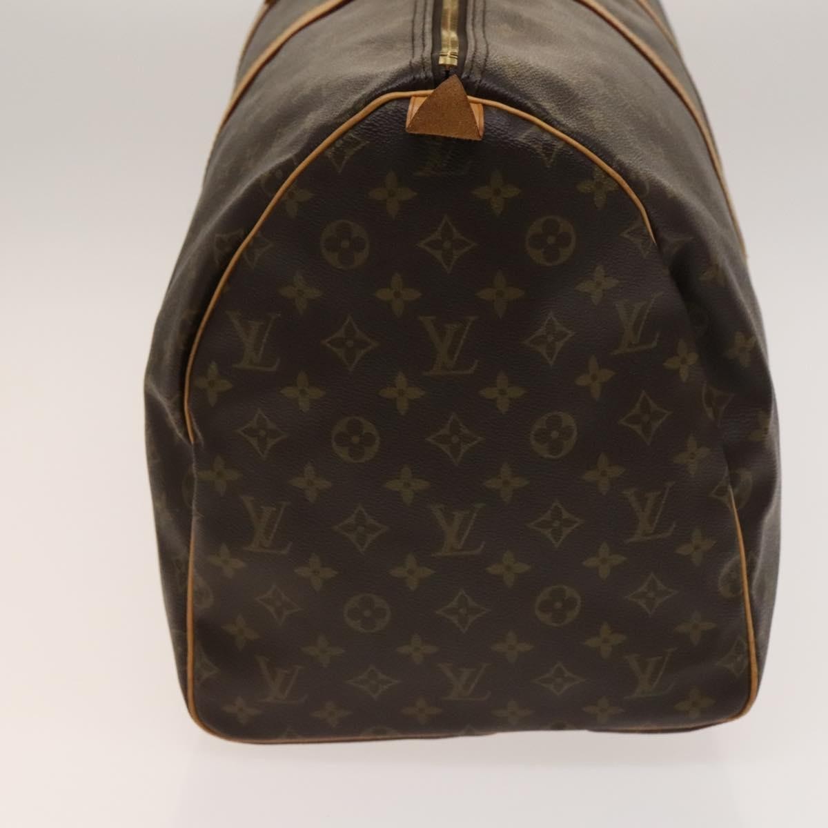 Louis Vuitton Keepall Bag Monogram Canvas Brown Canvas Travel Bag