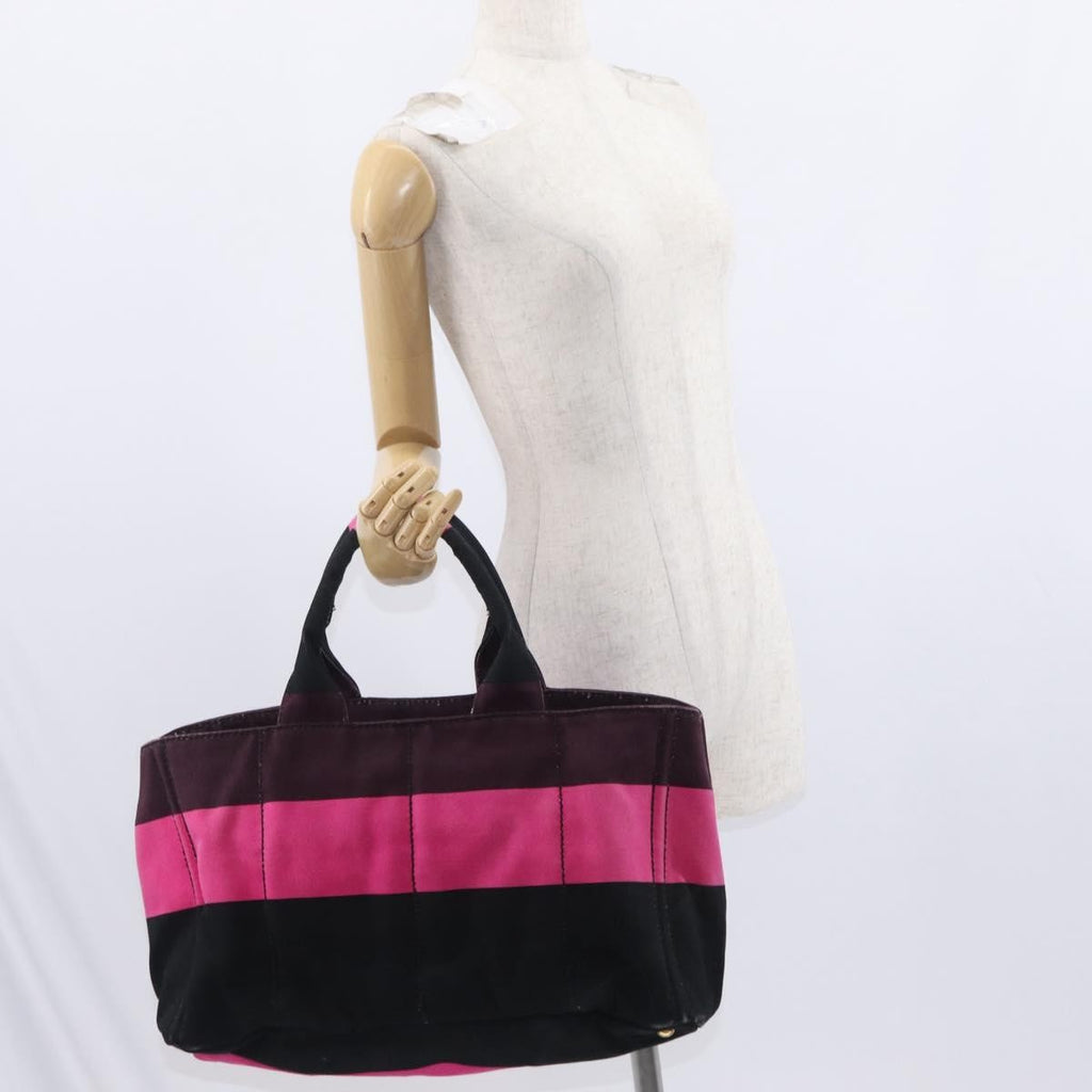 Prada Canapa Tote Canvas Pink Canvas Tote Bag Bag