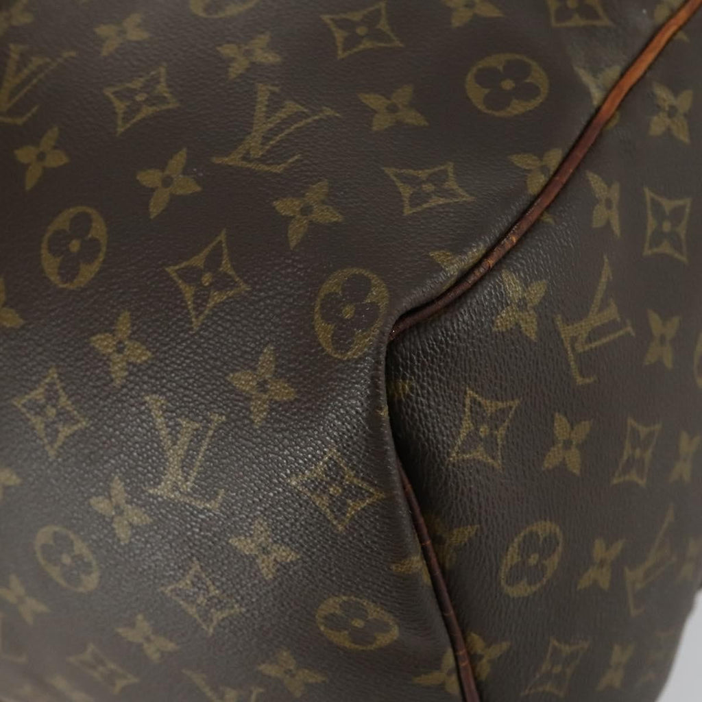 Louis Vuitton Keepall Bag Monogram Canvas Brown Canvas Travel Bag