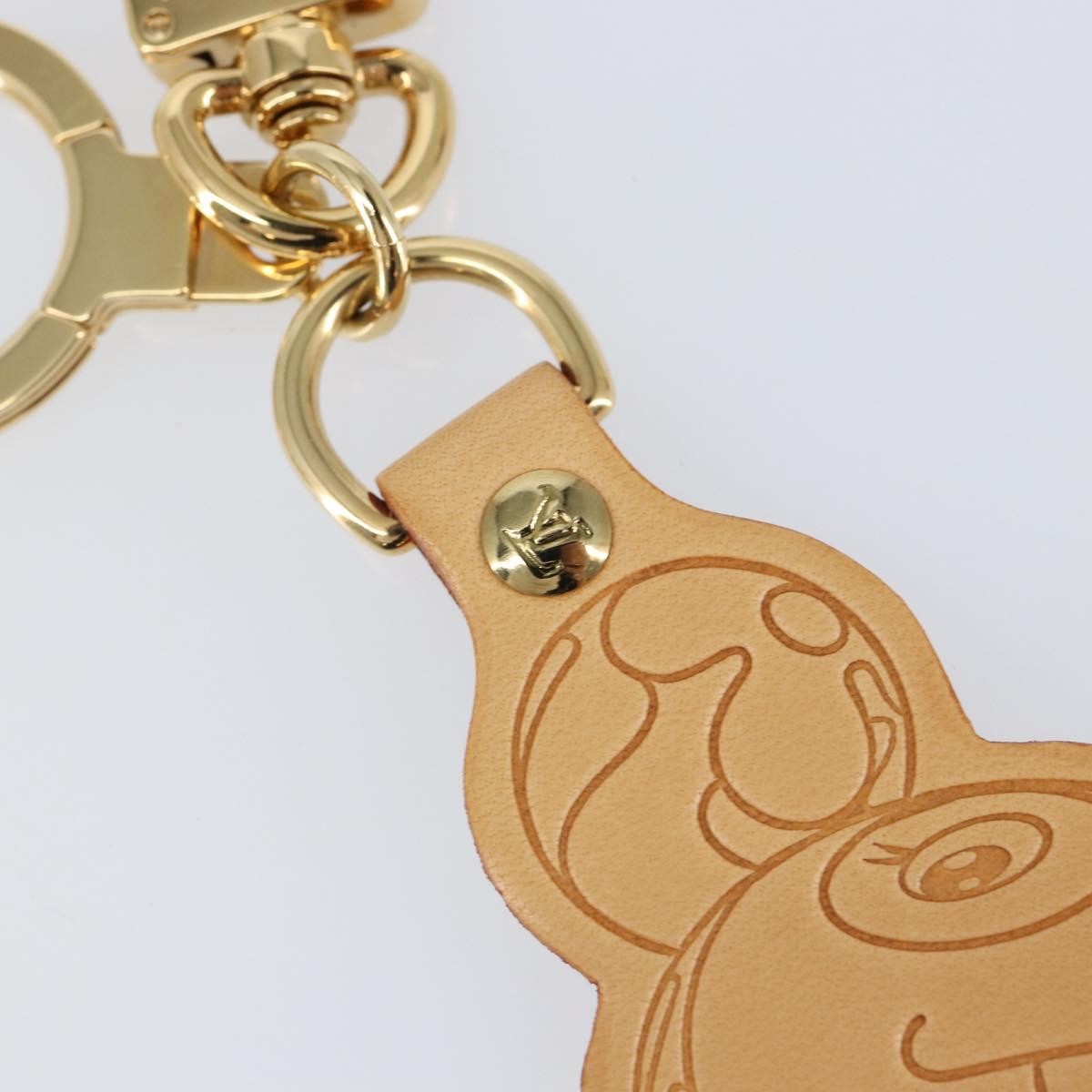 Louis Vuitton Murakami Panda Bag Charm And Keychain Vachetta Leather Beige Leather Charms And Keychains Accessory
