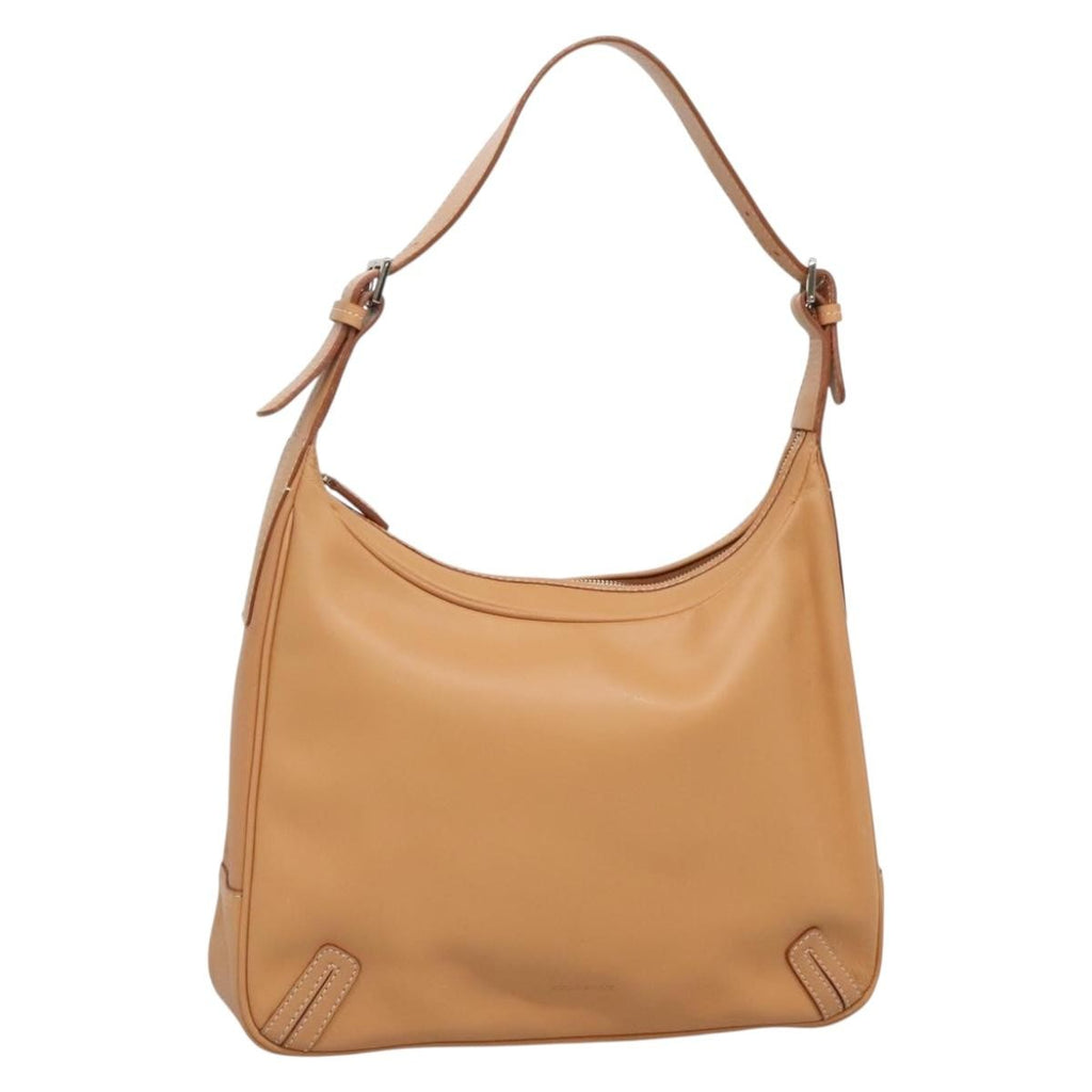 Burberry Shoulder Bag Leather Beige Leather Shoulder Bag