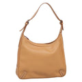 Burberry Shoulder Bag Leather Beige Leather Shoulder Bag
