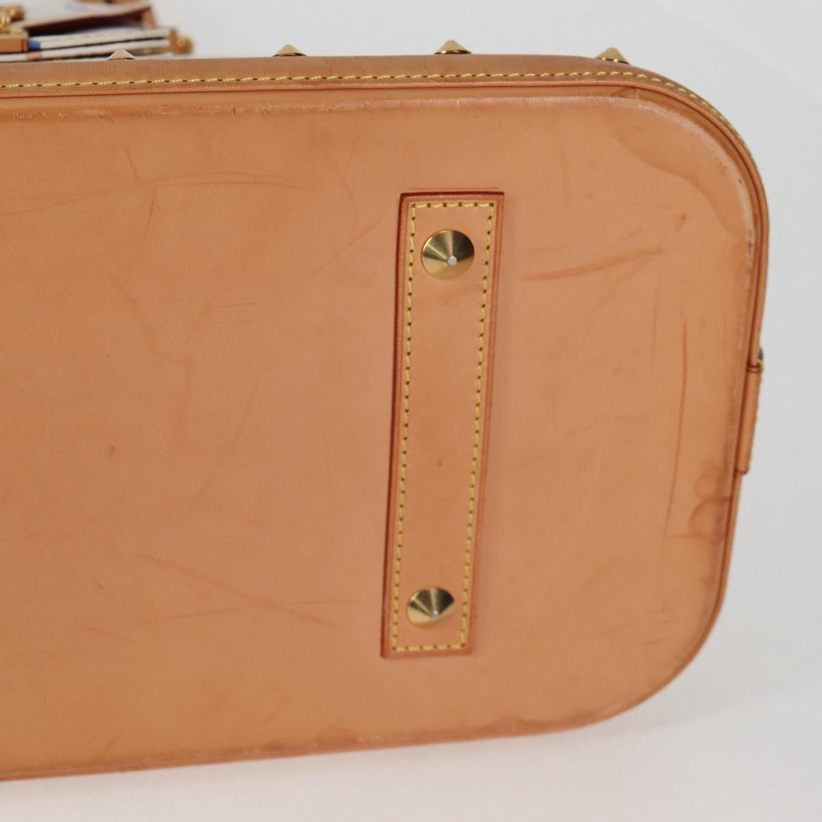 Louis Vuitton Alma Handbag Monogram Multicolor White Canvas Bag