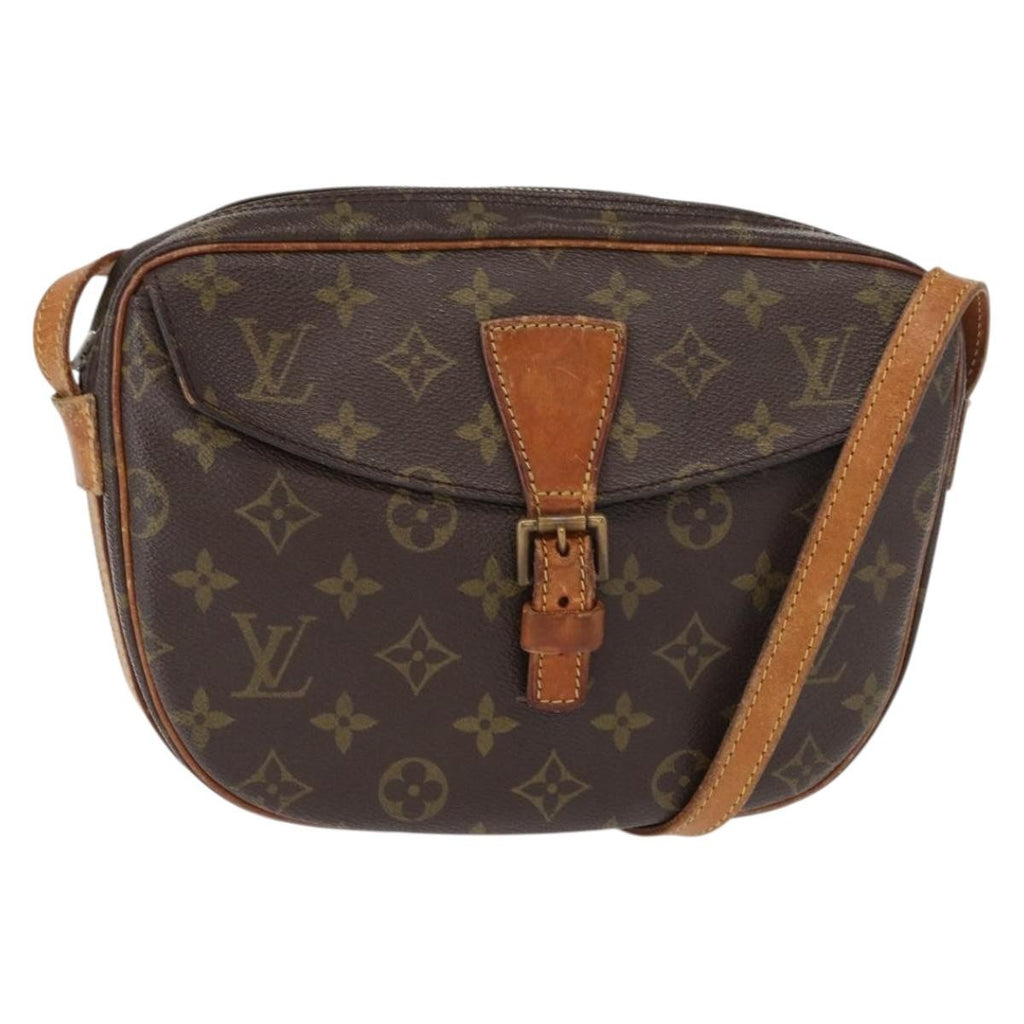 Louis Vuitton Jeune Fille Handbag Monogram Canvas Brown Canvas Shoulder Bag