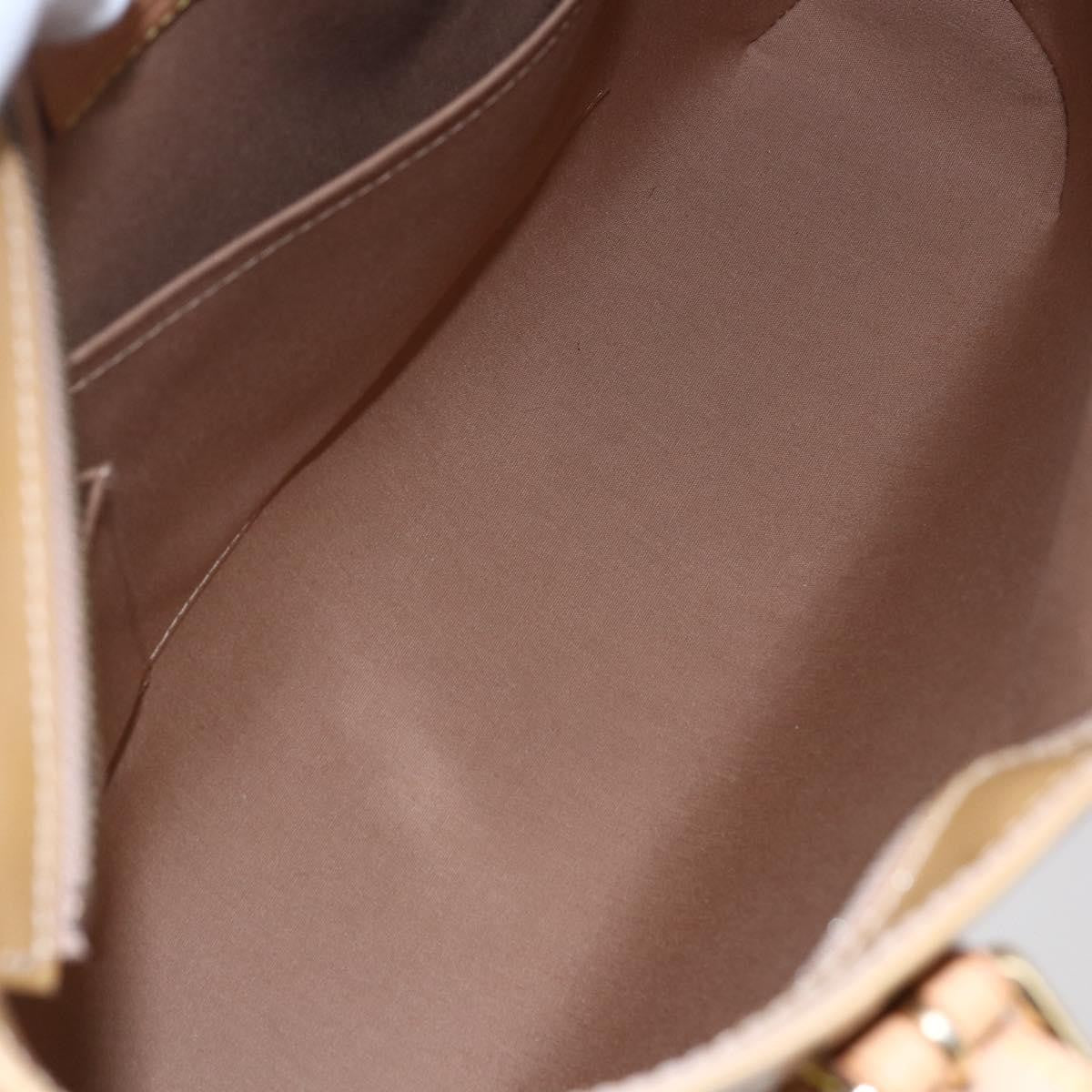 Louis Vuitton Brentwood Handbag Monogram Vernis Brown Patent_Leather Bag