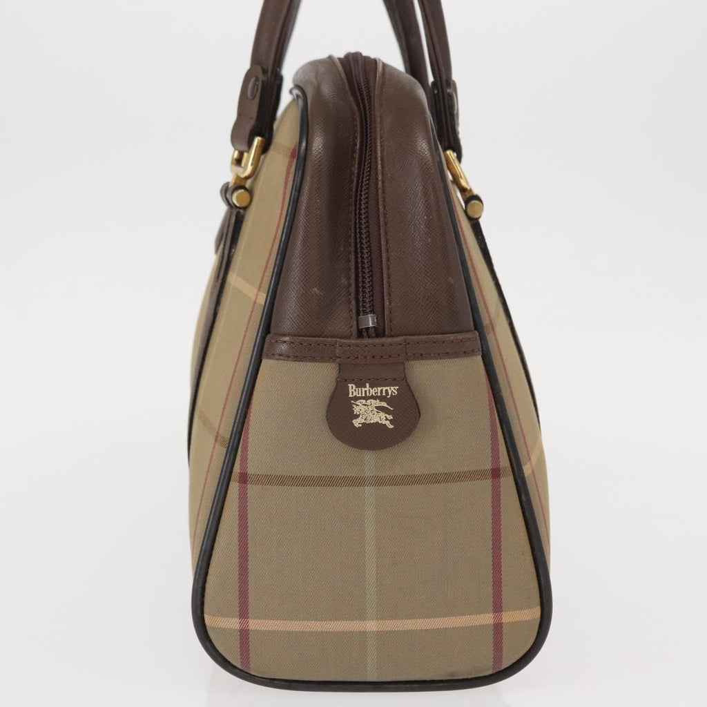 Burberry Nova Handbag Canvas Beige Canvas Handbag
