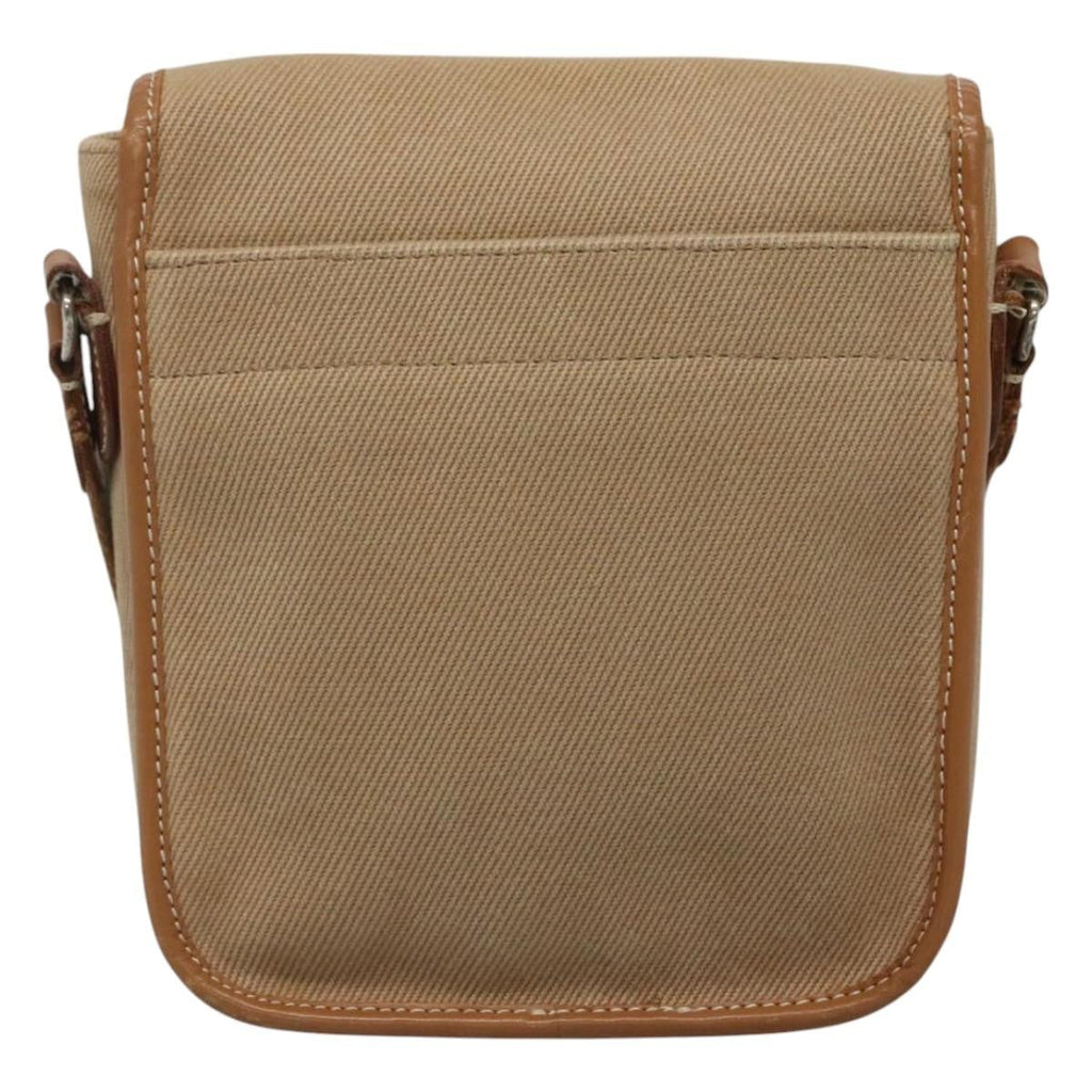 Burberry Blue Label Shoulder Bag Canvas Beige Canvas Shoulder Bag