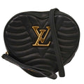 Louis Vuitton New Wave Heart Crossbody Bag Quilted Leather Black Leather Crossbody Bag