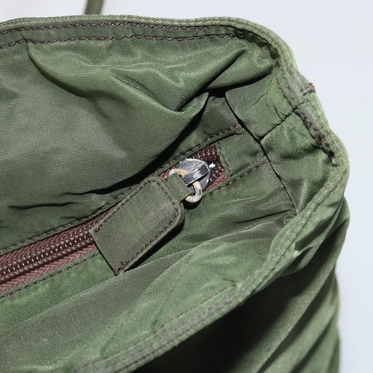 Prada Vintage Tote Tessuto Green Nylon Tote Bag Bag